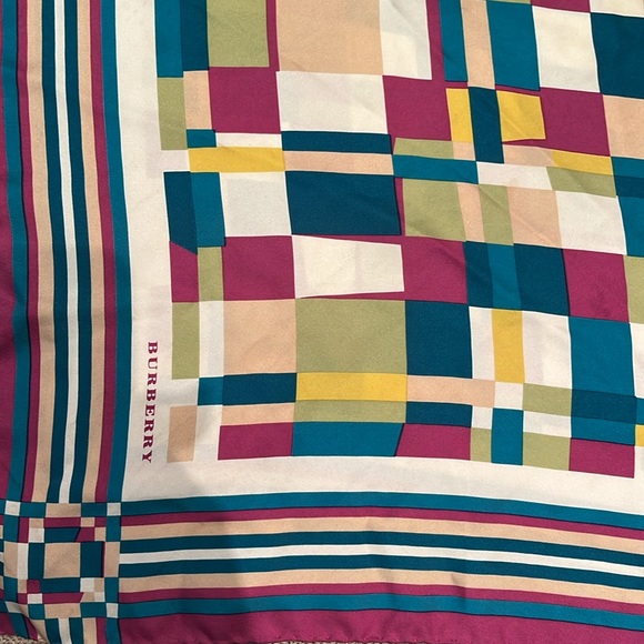 Burberry London Silk Scarf - Picture 6 of 6